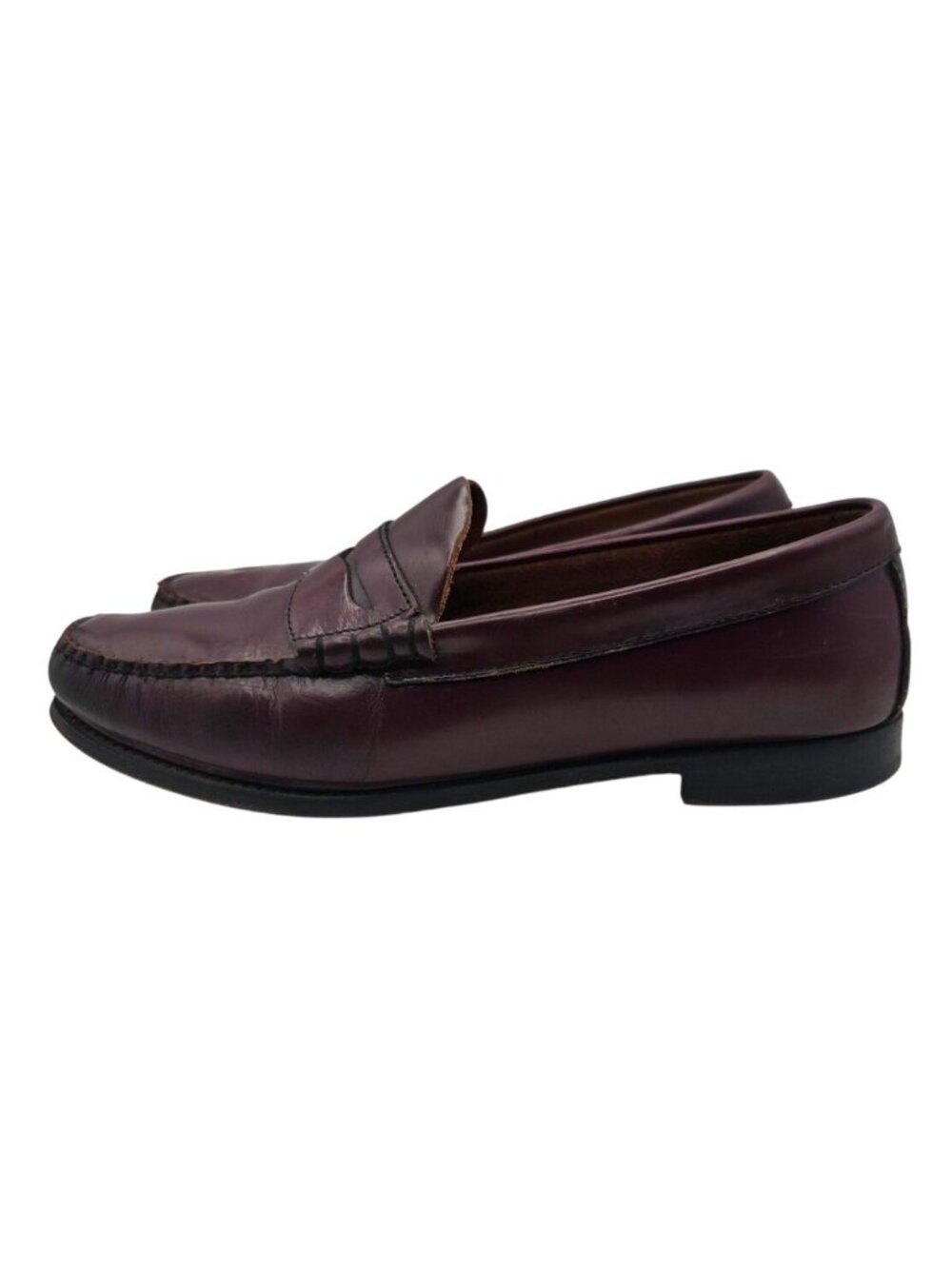 G.H. Bass Weejuns Burgundy Leather Men's Size 9.5 D Penny Loafer Dress Shoes